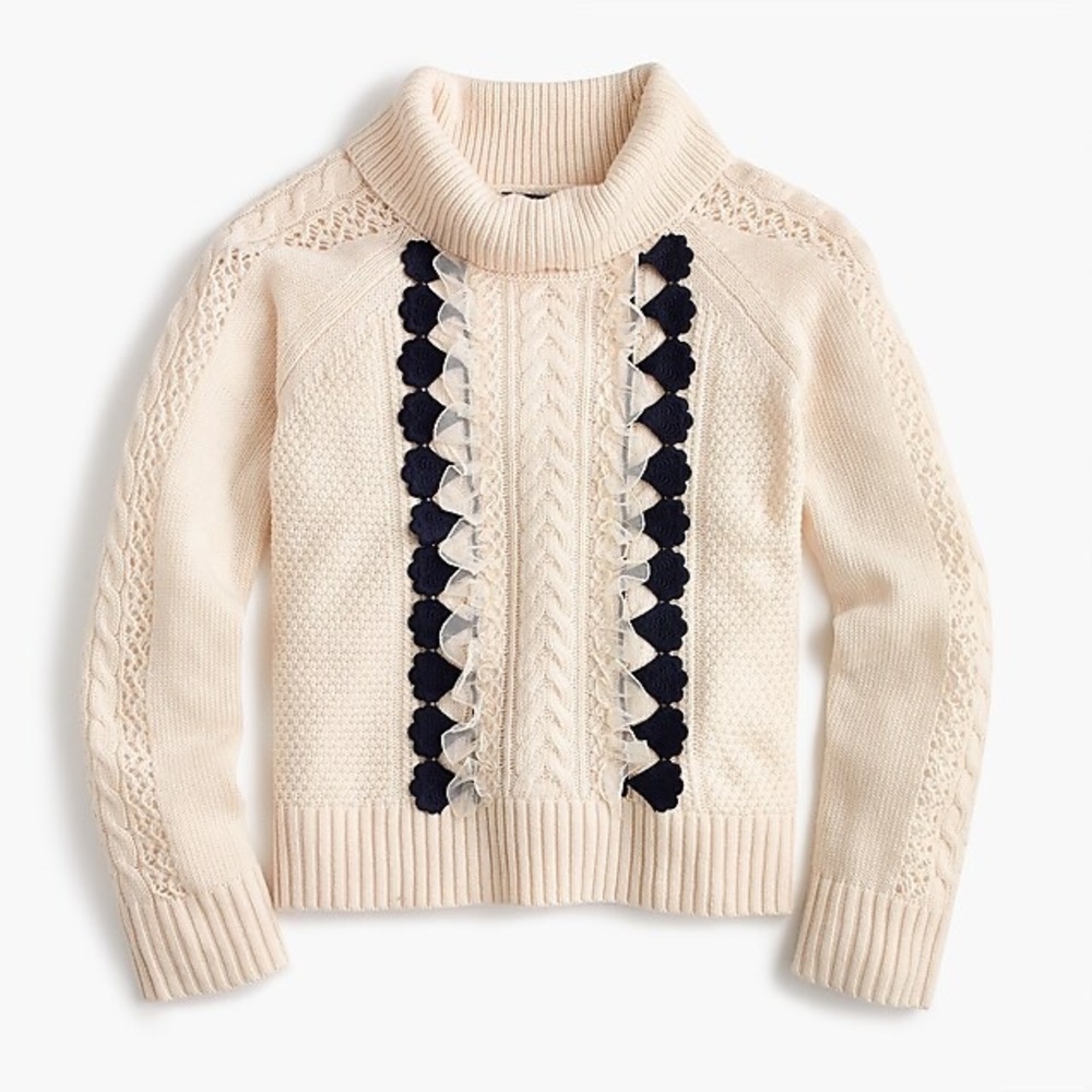 J. Crew embellished sweater